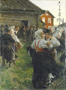 Anders Zorn Midsummer Dance, Sweden oil painting artist